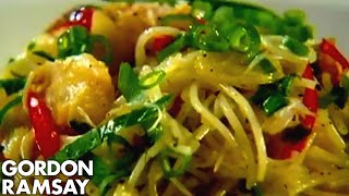 Pasta with Crab Chilli and Lime  Gordon Ramsay [upl. by Juditha]