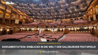 Hinter den Kulissen Die Bühnentechnik der Salzburger Festspiele FullHD [upl. by Yrtneg967]