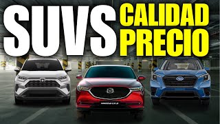 TOP 5 MEJORES SUV CALIDAD PRECIO según CONSUMER REPORTS 2024 [upl. by Dellora]