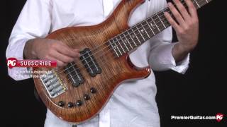 Review Demo  PRS Guitars Grainger 5String Bass [upl. by Thgiled]