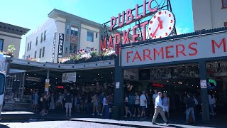 A stroll through historic Pike Place Market [upl. by Arotak]