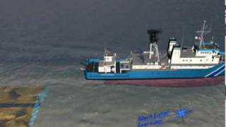 Research vessel BOLD Towing Klein Sonar [upl. by Patrica]