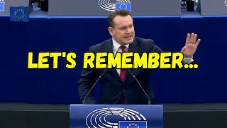 🔥 Dominik Tarczyńskis Bold Speech Poland Doesnt Need Educated Immigration 🇵🇱 [upl. by Deland]