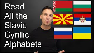 Learn All Slavic Cyrillic Alphabets in one video [upl. by Zachary]