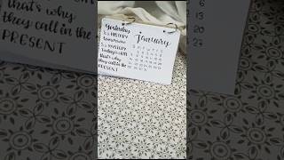 diy cute calendar  making calendar for 2024 calendar diy artandcraft papercraft craft 2024 [upl. by Lathan]