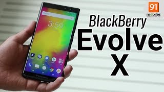 BlackBerry Evolve X Hands on  Price Hindi हिन्दी [upl. by Ring304]