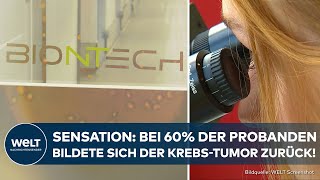 KREBSIMPFSTOFF von BioNTech Studie liefert erstaunliche Ergebnisse  Tumore wachsen nicht weiter [upl. by Su212]