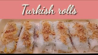 Turkish rolls ll kitchen with fahmida [upl. by Nahtanaj]