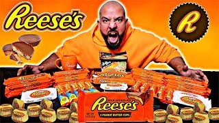 تحدي ١٥،٠٠٠ سعرة من الريسيس 🍫 Reeses 15000 Calorie Challenge [upl. by Awahsoj843]