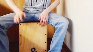 Cajon Tutorial Basic Beat Lesson [upl. by Nylakcaj]