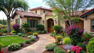 Mediterranean Front Yard Landscaping  Original Ideas to Spruce Up Your Outdoor Space [upl. by Perseus]