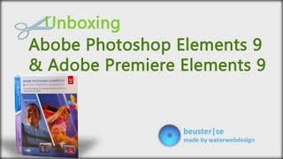 UNBOXING Adobe Photshop Elements 9  Adobe Premiere Elements 9 [upl. by Neerol]