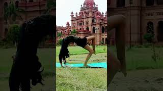 ChakraGarudasana l yogini yogaasanas yogagirl backbending youtubeshorts youtubevideos yoga [upl. by Carman]