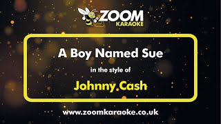 Johnny Cash  A Boy Named Sue  Karaoke Version from Zoom Karaoke [upl. by Levona688]