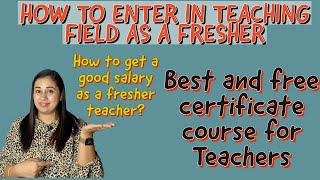 How to start teaching job as a freshersuchitas experiences teacherdemo [upl. by Ekaj594]