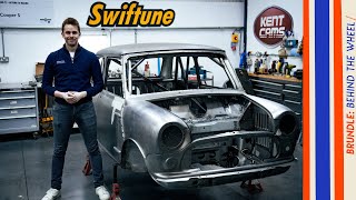 Building a Classic Mini Cooper mk1 to FIA race spec with Swiftune  Day 1 prepaint work [upl. by Narih]