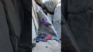 The Swedge V5  Tramway Bouldering bouldering rockclimbing outdoorclimbing [upl. by Maryann]