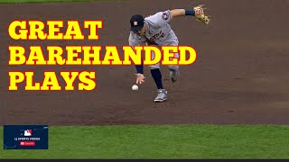 MLB  Great Barehanded Plays [upl. by Roberta]