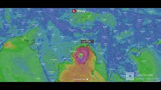 Windycom  live today  track cyclone  weather update  Edited by Meghadri Weather [upl. by Megen]