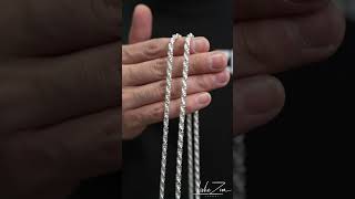 4mm Prism Rope Chain Hidden jewelry gem [upl. by Tanitansy]