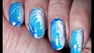 Swirl Nail Art  ARS Arts  Easy Toothpick Nail Art  Swirl Nails [upl. by Theone747]