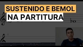 Sustenido e Bemol na Partitura [upl. by Decrem]