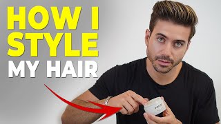 HOW I STYLE MY HAIR daily routine Alex Costa Hairstyle [upl. by Eniamat944]