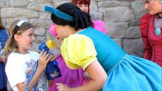 Anastansia Drizella amp Lady Tremaine meeting at the Magic Kingdom Walt Disney World [upl. by Kalb]