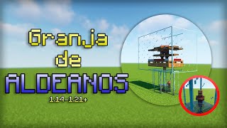 👉GRANJA de ALDEANOS para Minecraft BEDROCK 118 ULTRA FACIL PE XBOX PS4 SWITCHW10 [upl. by Notac]