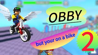 Using a flying bike on a bike obby [upl. by Tri767]