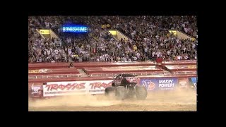 Northern Nightmare Front Flip and Back Flip  Monster Jam World Finals XIII [upl. by Bruell]