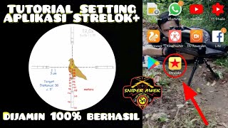 Cara menggunakan strelok  tutorial setting aplikasi strelok rekomendasi untuk jarak jauh [upl. by Haidabez148]