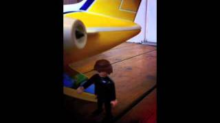 Playmobil Aeroplane prepares for Takeoff [upl. by Ralip9]