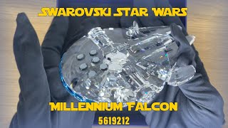 Unboxing The New  Swarovski Millennium Falcon 5619212 [upl. by Naujak]