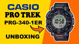 Casio Pro Trek PRG3401ER Unboxing [upl. by Leuamme]