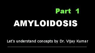 Amyloidosis Pathology  Amyloidosis In Hindi  Amyloidosis Causes  Amyloid Staining [upl. by Hoebart]