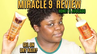 Miracle 9 Honey amp Avocado Leave in Conditioner and Styling Gel [upl. by Naujed96]