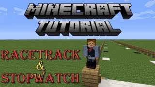 Minecraft Horse Tutorial How to Build a Racetrack amp Stopwatch Timer [upl. by Nail]