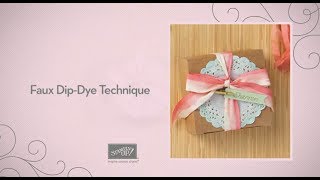 Faux DipDye Technique [upl. by Solnit234]