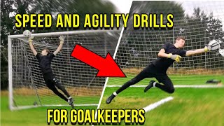 Speed And Agility Drills For Goalkeepers  Goalkeeper Tips And Drills  Training Tutorial [upl. by Bramwell]