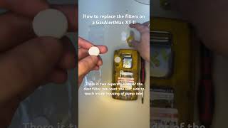 Check out how to replace the filters on a GasAlertMax XT II in under one minute [upl. by Alma741]