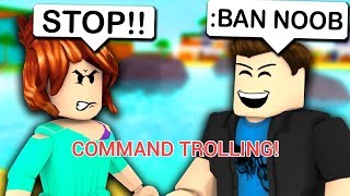 Hilarious Admin Command Trolling in Roblox😂 [upl. by Enyahs]