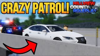 CRAZY PATROL In Hillview County Roblox [upl. by Kary]