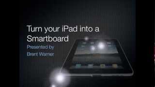 Turn Your iPad into a Smartboard without an Apple TV  Reflector Tutorial [upl. by Ydualc683]