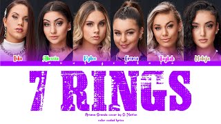 Color Coded Lyrics GNaton  7 Rings Original by Ariana Grande  The Voice Australia 2021 [upl. by Devonne]