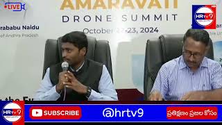 Pres Conference on Amaravati Drone Summit2024 and Hackathon at APSFL Corporate Office Vijayawada [upl. by Ttenaj]