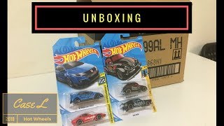 Unboxing  Hot Wheels Case L 2018 [upl. by Bocaj]