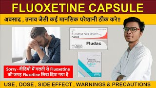 fluoxetine capsules ip 20 mg in hindi  fludac 20 mg capsule  flunil 20 mg capsule [upl. by Nohtan]