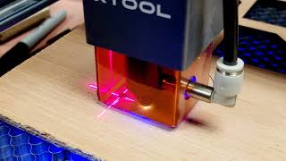 XTool D1 10W Laser Cutting 3mm Plywood [upl. by Benn]