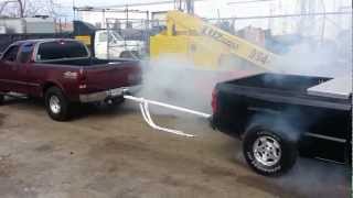 Truck pulloff Chevy vs Ford [upl. by Yr645]